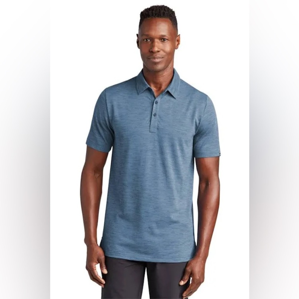 Travis Mathew Auckland Slub Polo Blue XL X Large